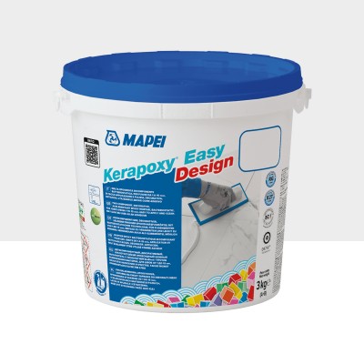 Епоксидний шовний заповнювач (фуга) MAPEI KERAPOXY EASY DESIGN №111, світло-сірий, 3 кг (5KB011103)